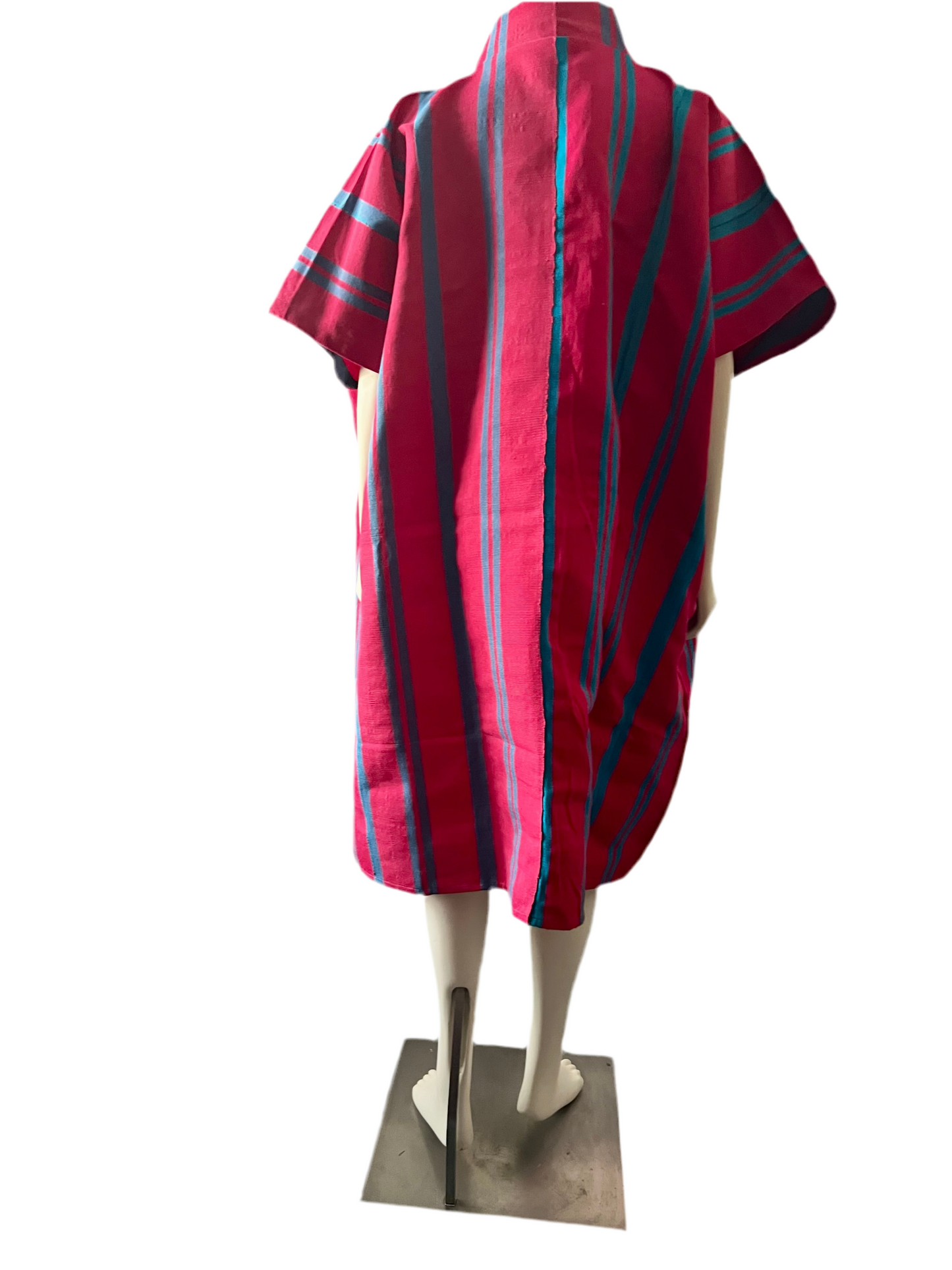 Afro Modern Aso-Oke Dress Short Afro American Outfits