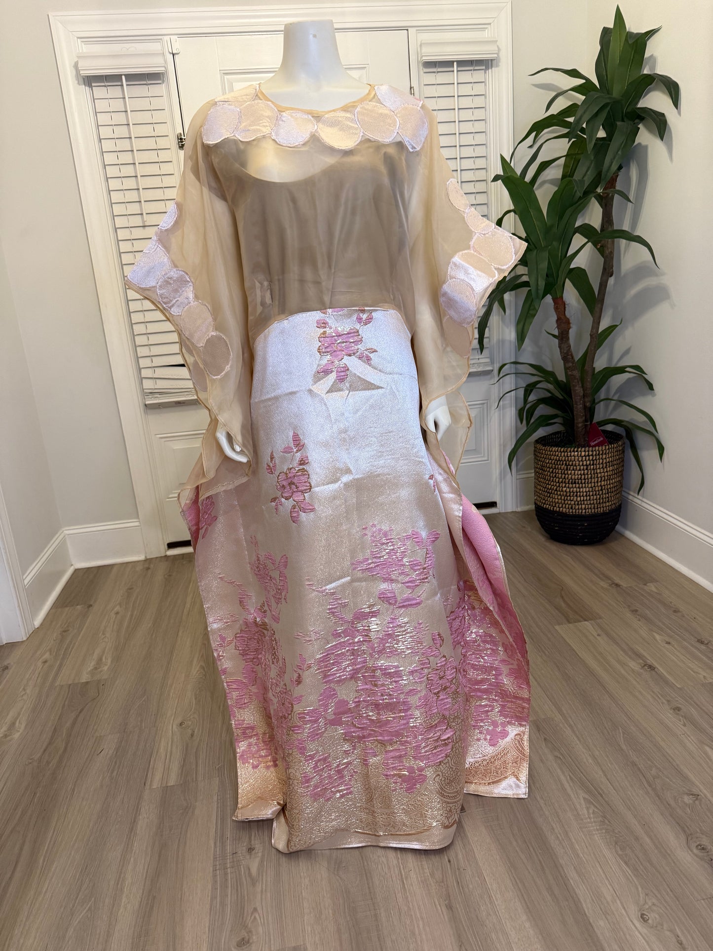 Modern Organza Damask Bubu