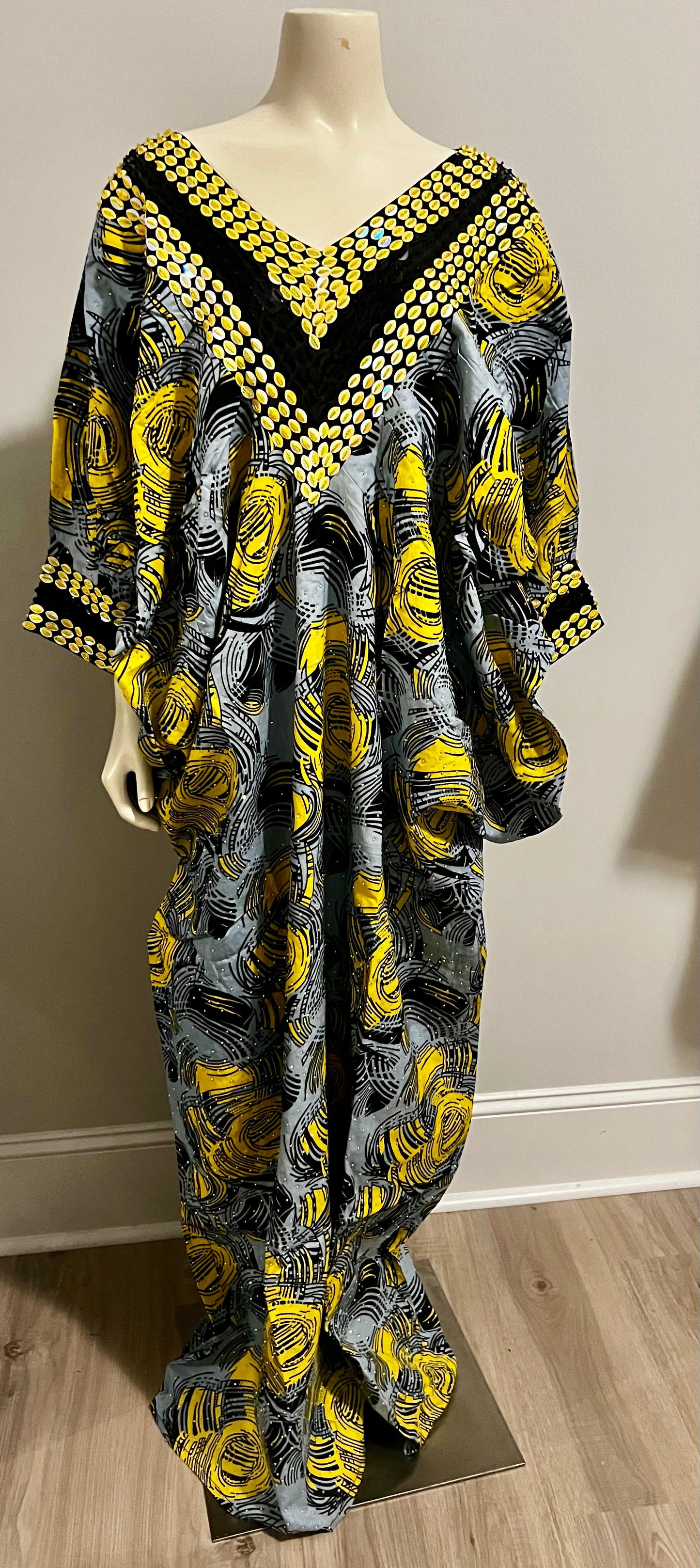 Beaded Boubou Plus Afro American Outfits