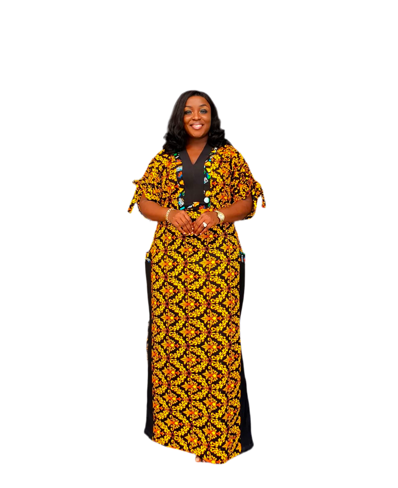 African Print Afro Noa Free Style Dress