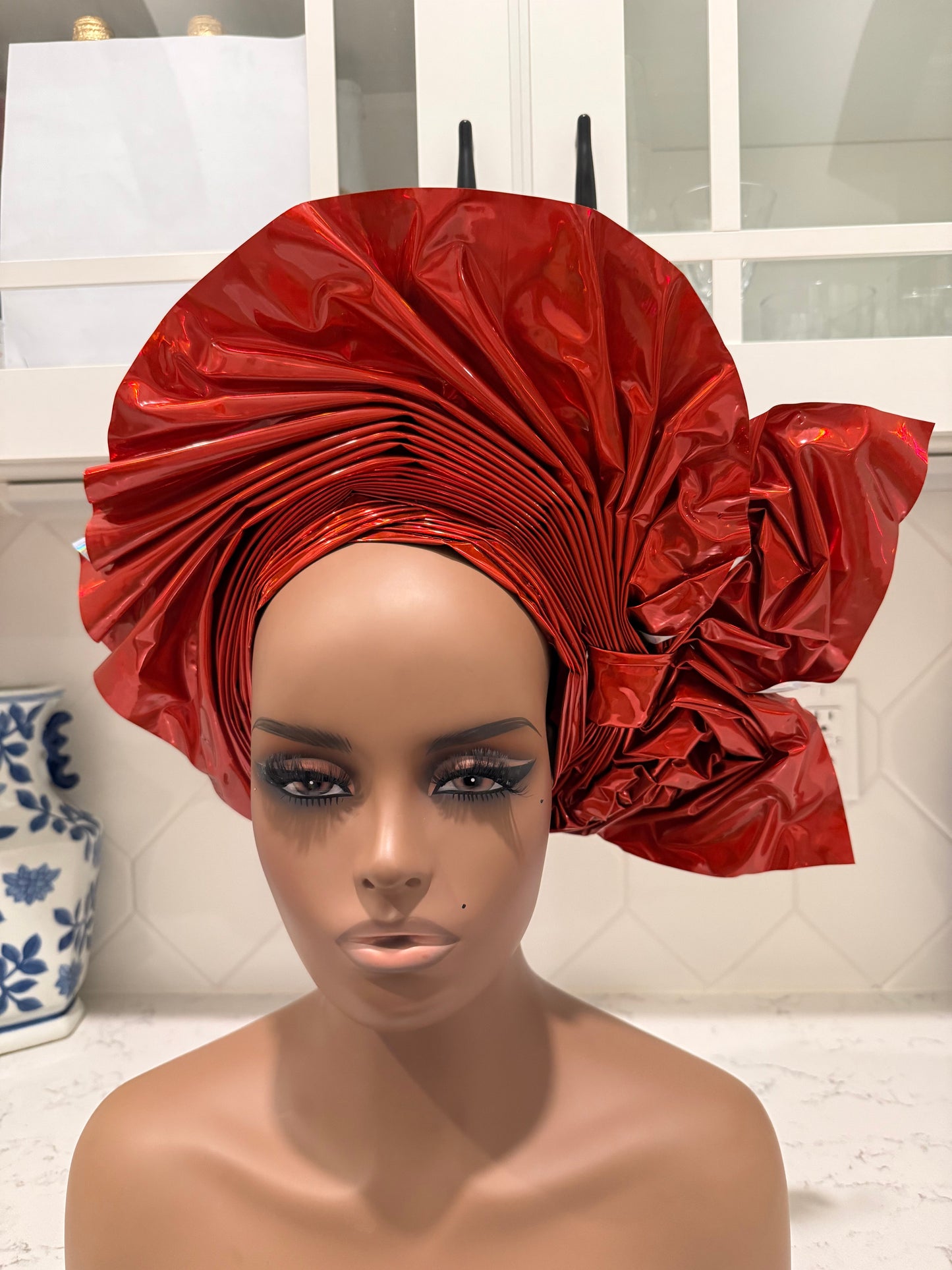 Metallic Leather Auto Gele 1p Afro American Outfits