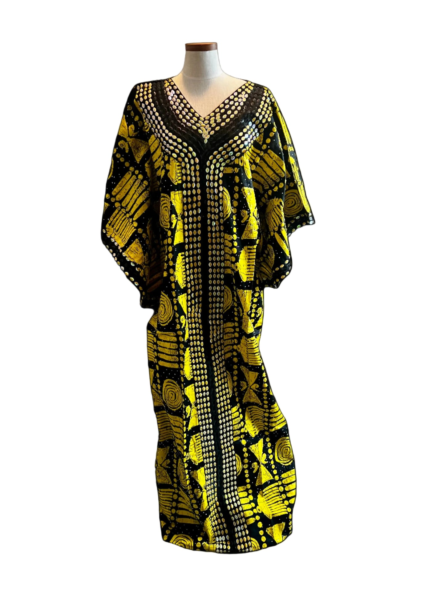 Beaded Ankara Boubou Plus