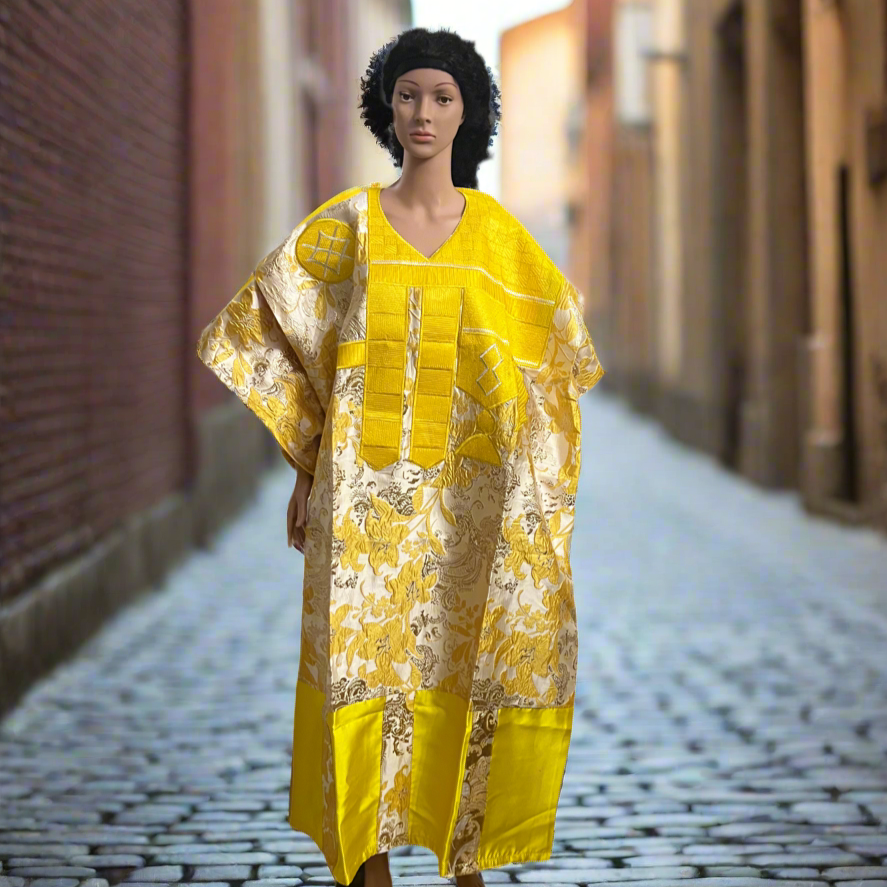 Afro Bithiah Brocade Boubou Afro American Outfits