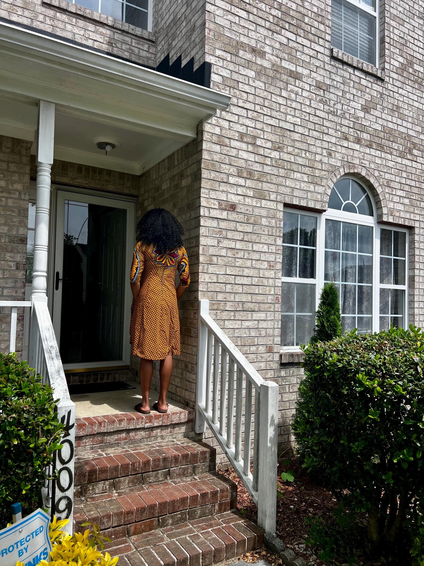 African Ankara Wax Print Sahara Everyday Dress Afro American Outfits