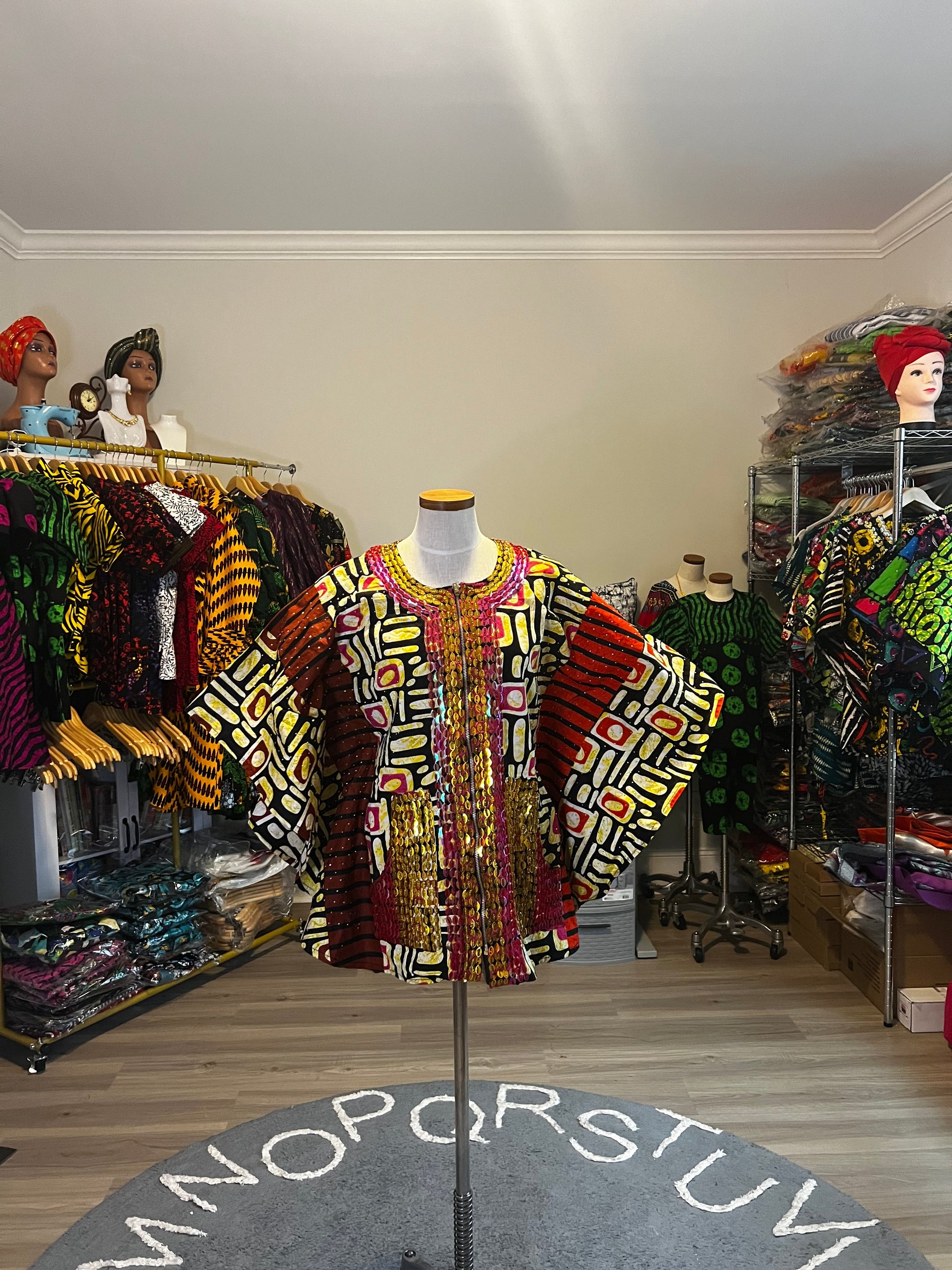 Afro Bead Ankara Top/Blouse Style 1 Afro American Outfits