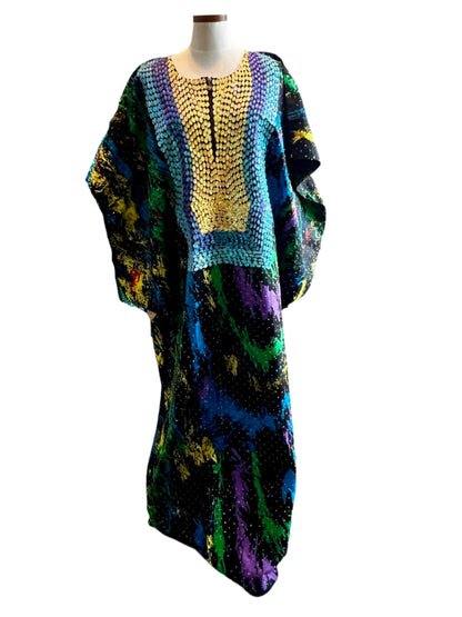 Beaded Ankara Boubou
