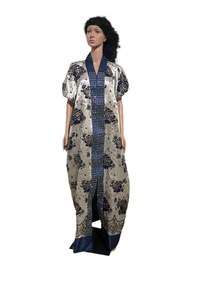 Afro Jasper Brocade Kaftan