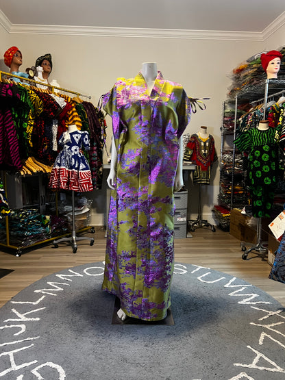 Afro Bernice Damask Brocade Boubou