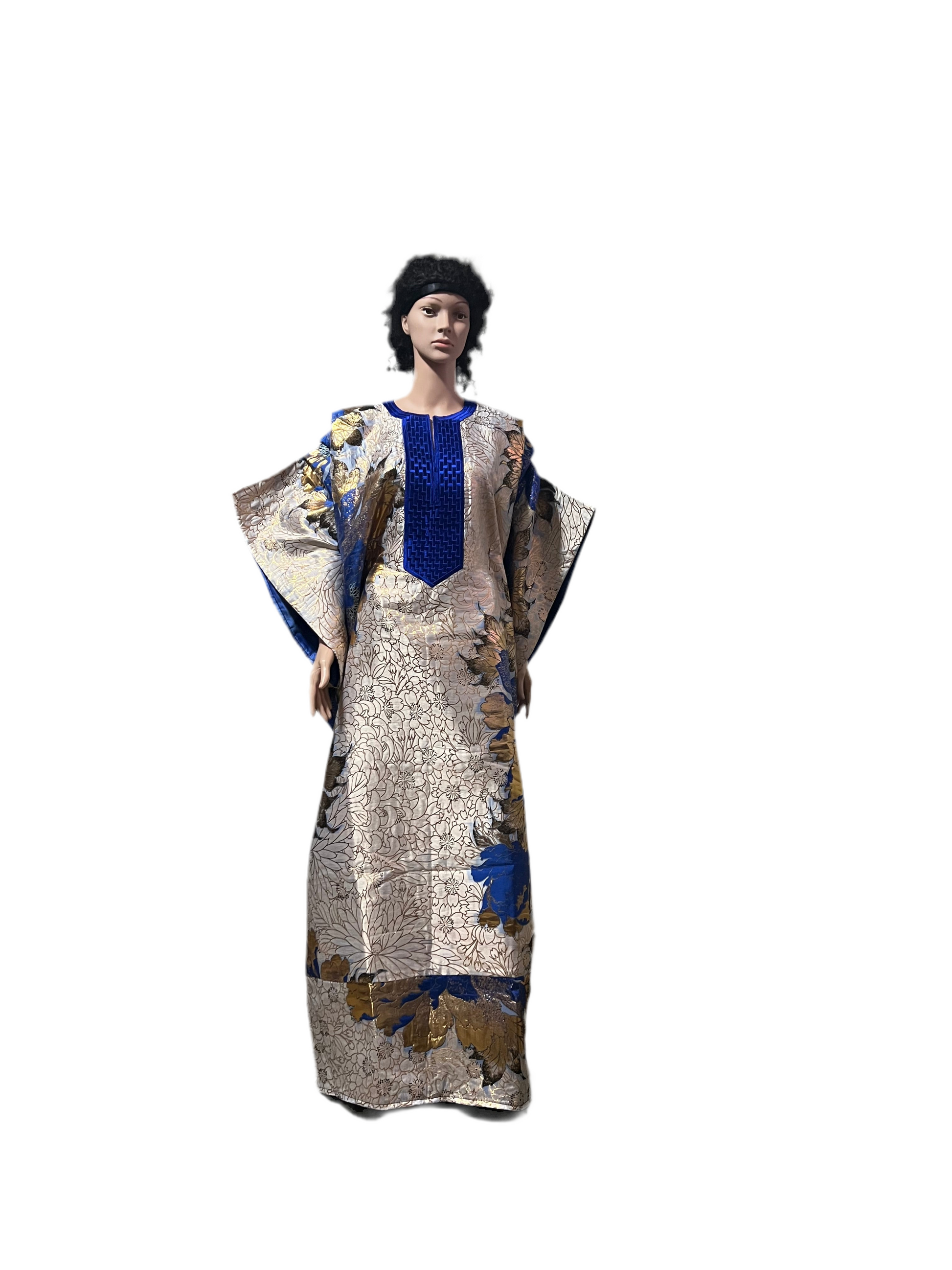 Afro Hadassah Luxury Damask Boubou style 2 Afro American Outfits