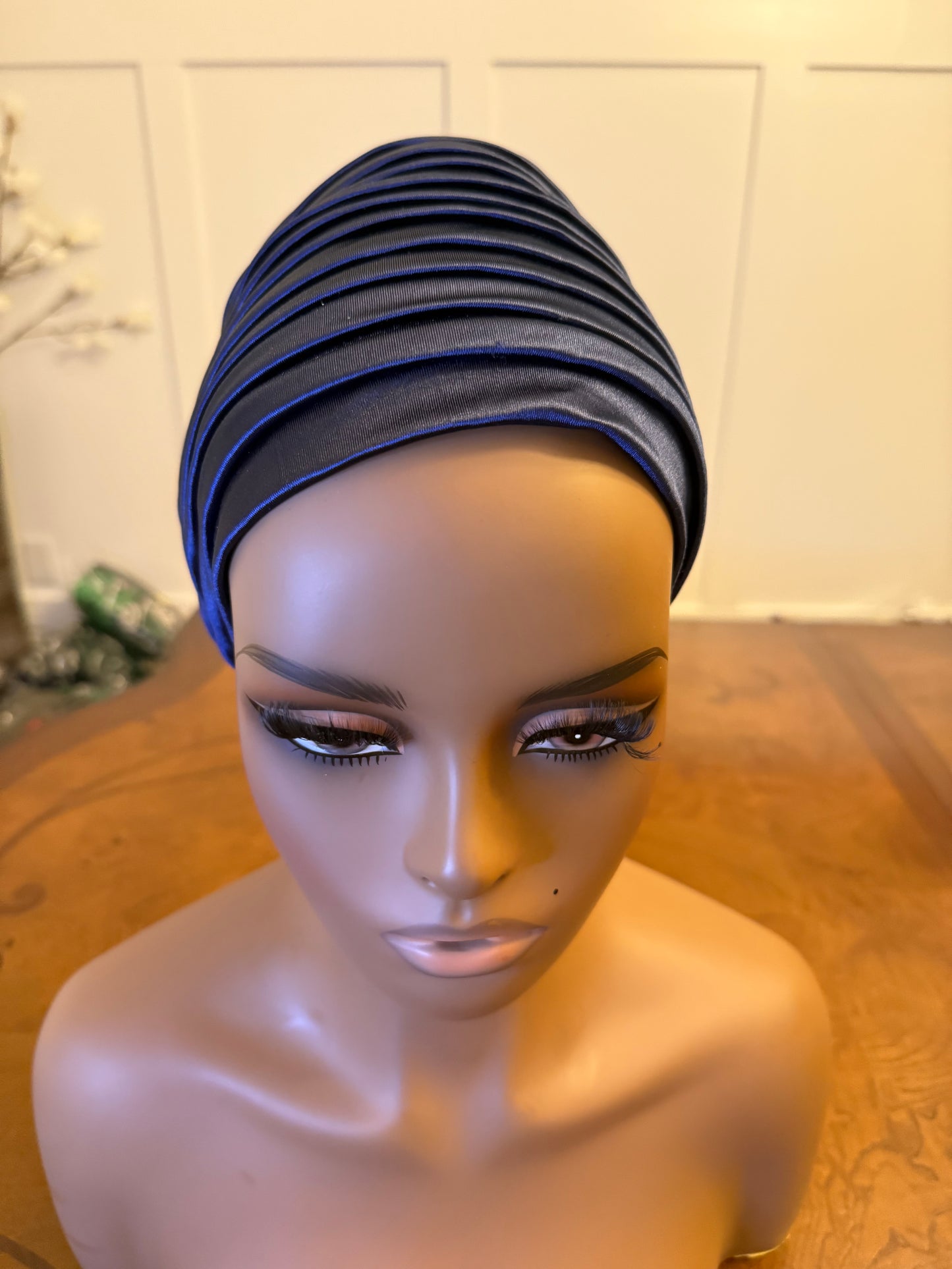 African Step Patterned Turban
