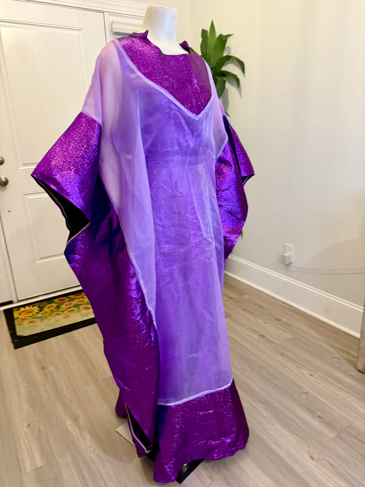 Elegant Rich Aunty Luxurious Damask Boubou