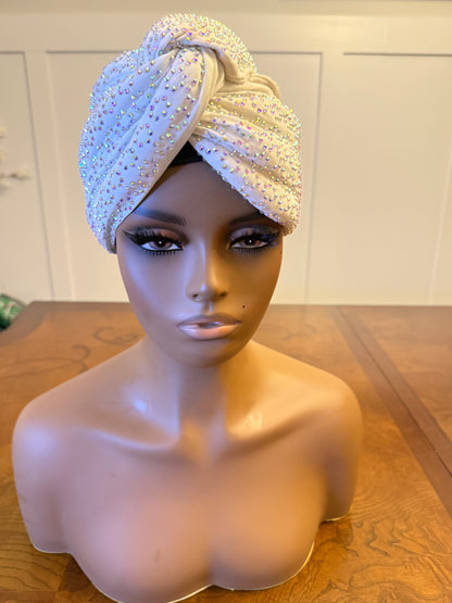 African Stoned Turban/Hat/Cap