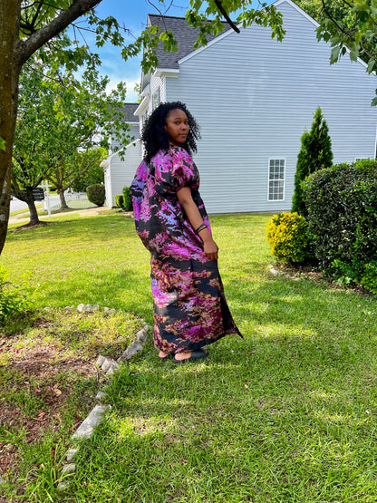 Afro Zyana Luxury Damask Brocade Boubou