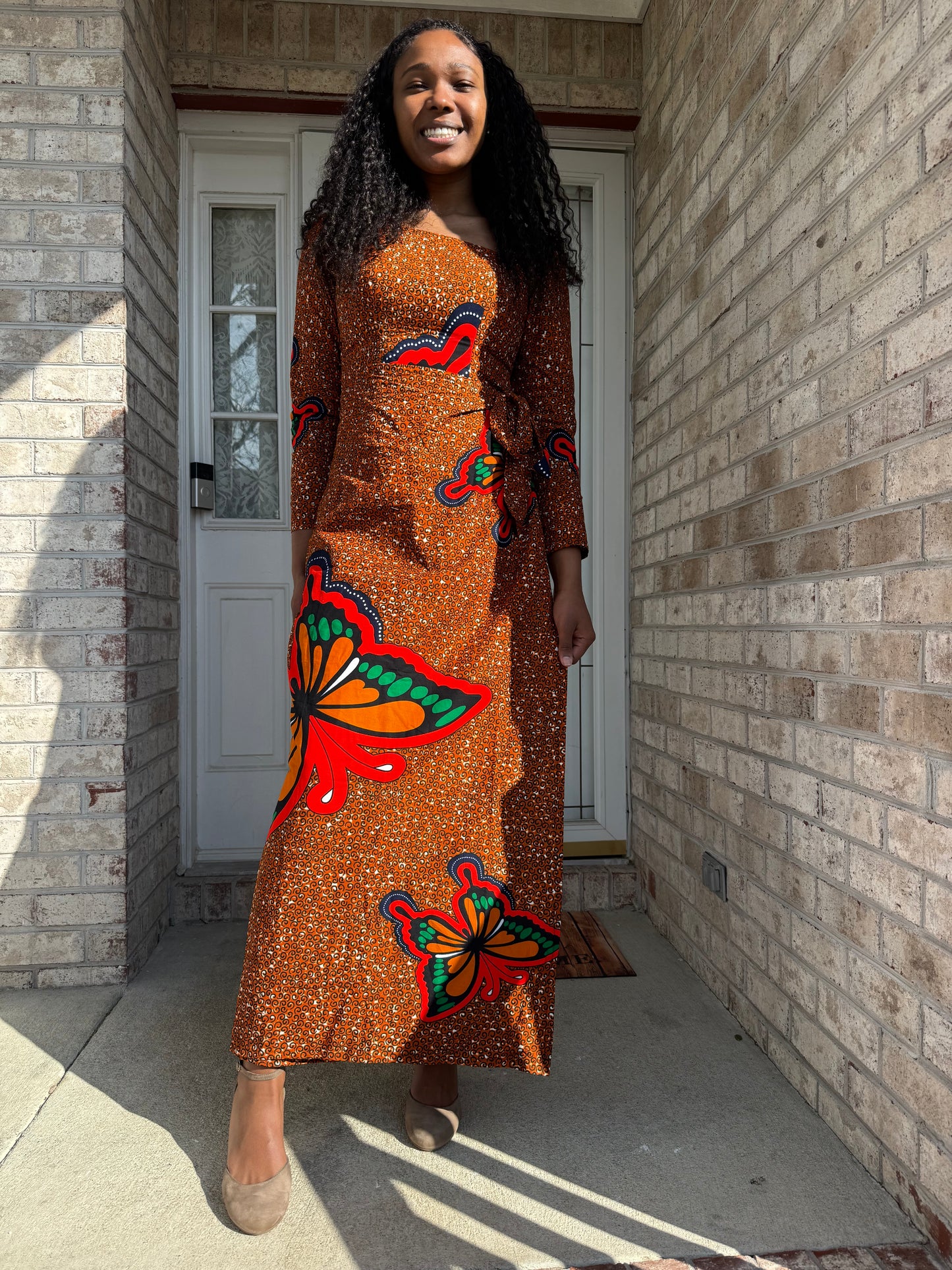 African  Ankara  Wax Print Women Wrapped Dress
