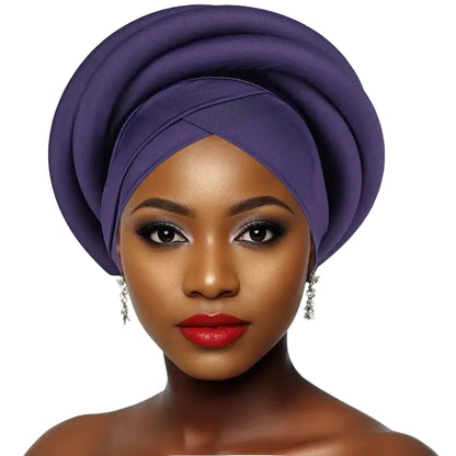 African Double Twisted Turban