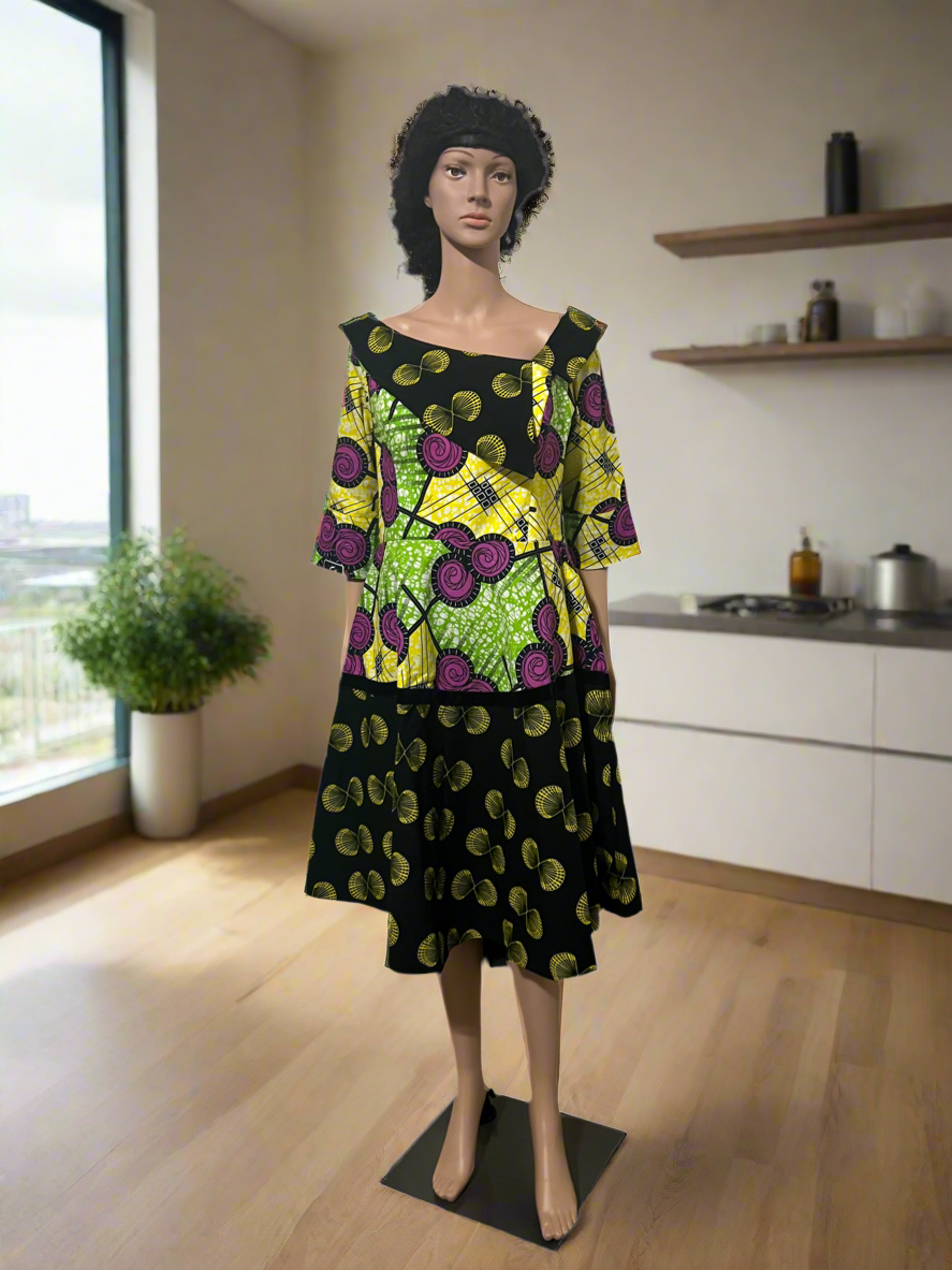 Afro Elza Dress