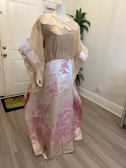 Modern Organza Damask Bubu