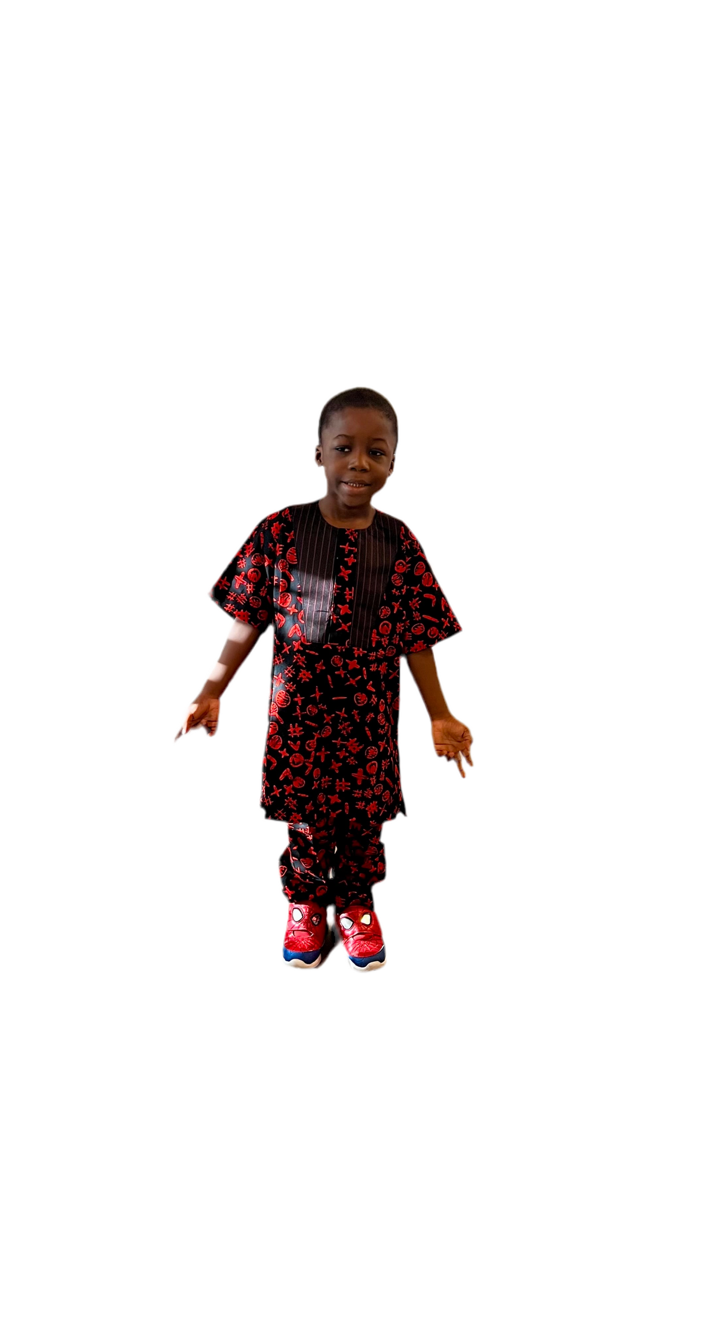 Afro Caleb Boys 2P Long Pant Set Afro American Outfits
