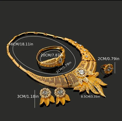 Women Jewelry Set Afro American Outfits