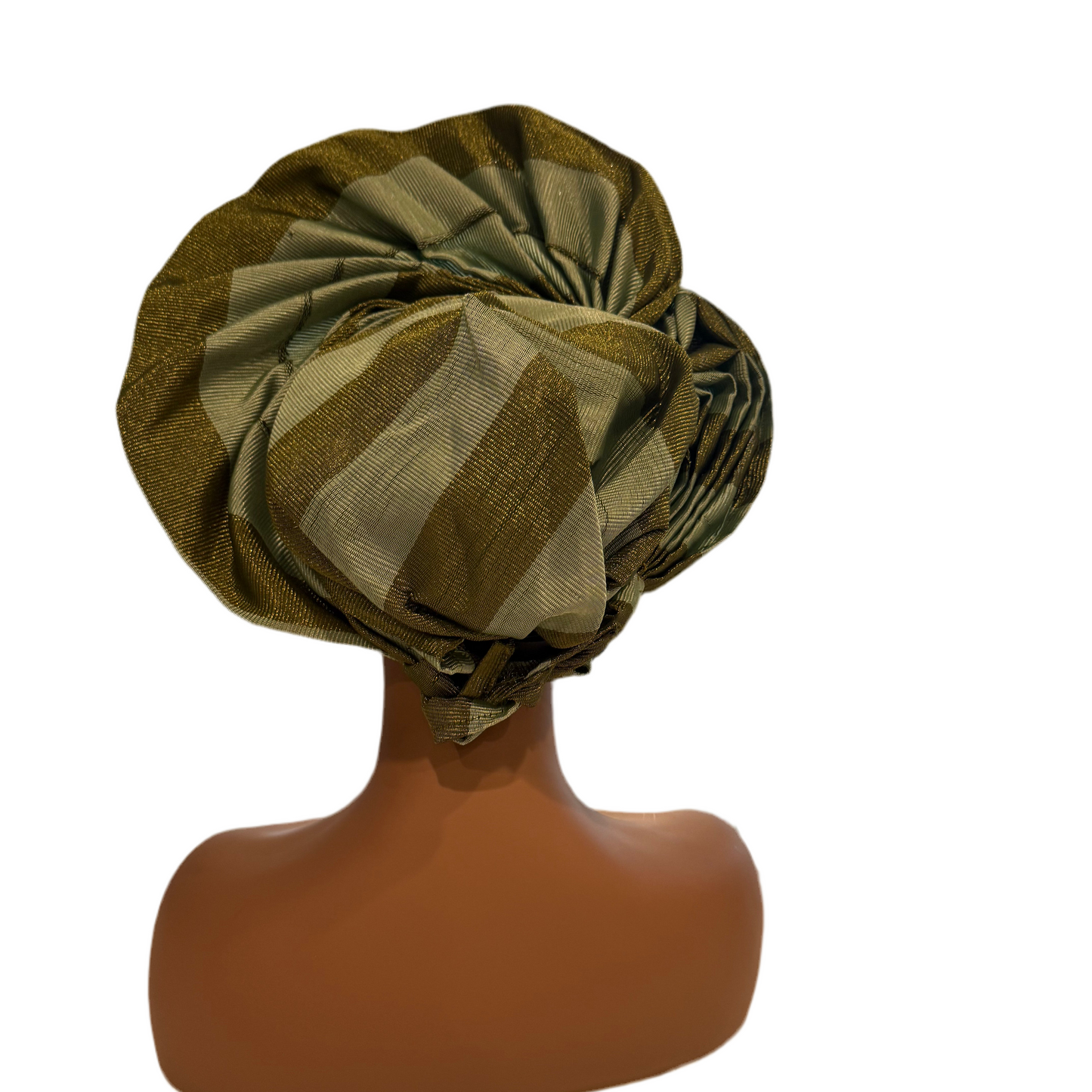 Traditional African Bridal Headgear/Head Tie Aso-Oke/Kente Auto Gele 2p Set Gele and Ipele