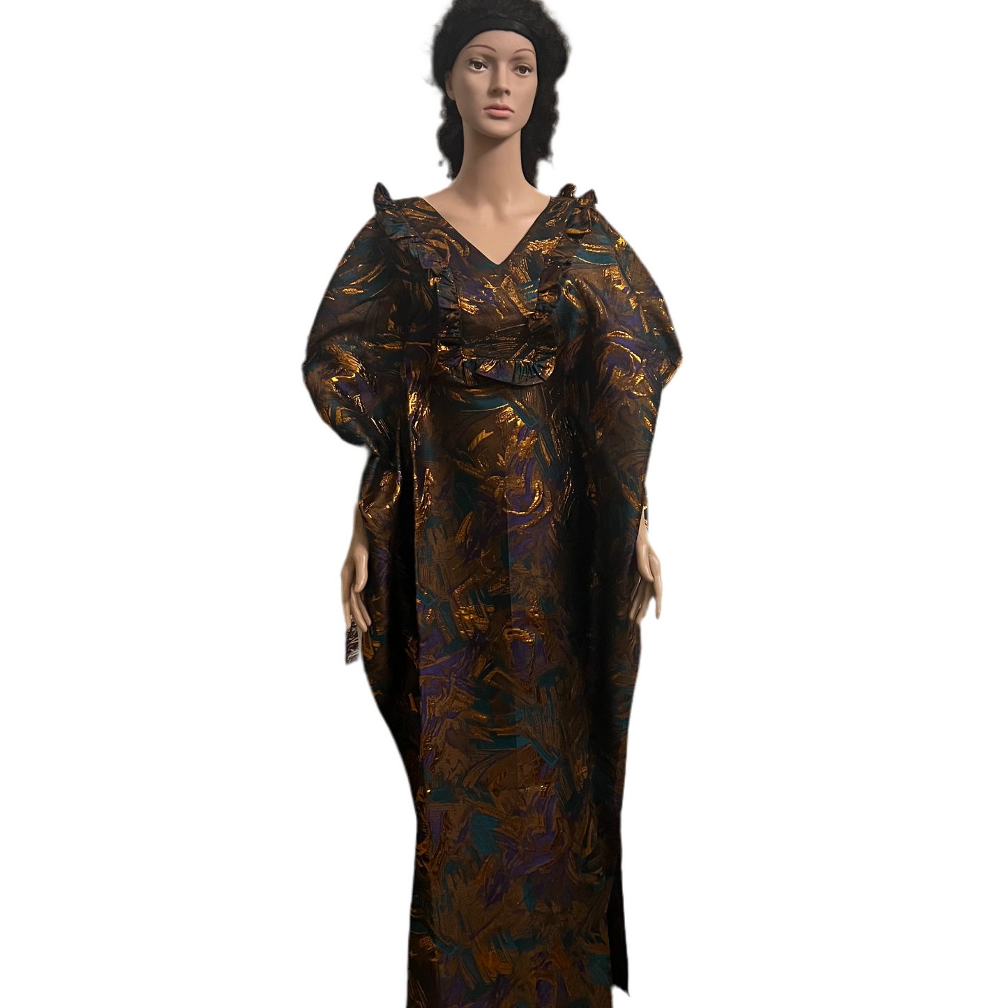 Afro Lois Brocade Bubu/Boubou Dress