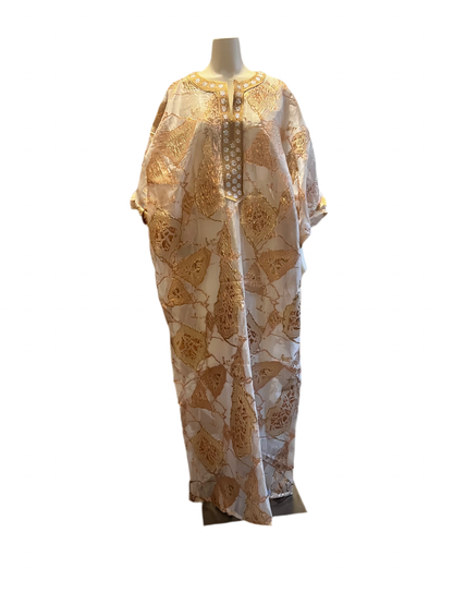 Afro Jaquard Tulle Kaftan Dress Afro American Outfits