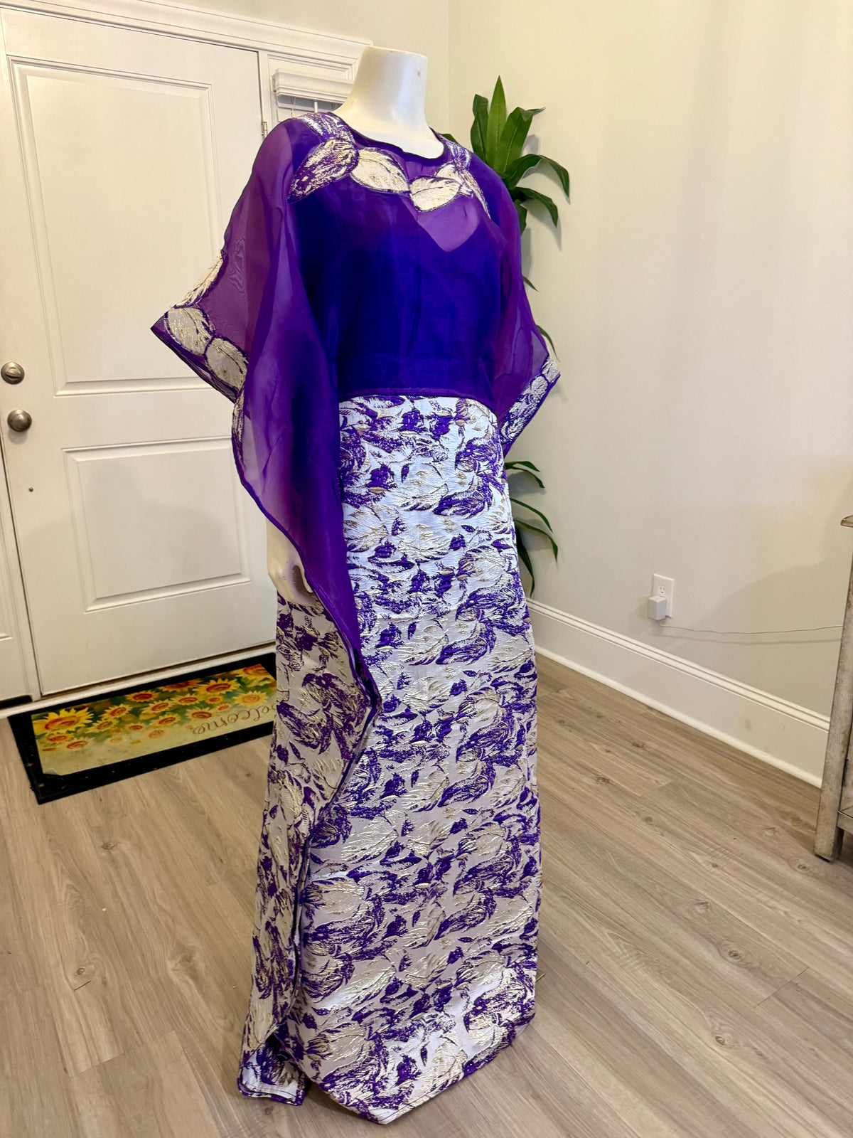Modern Organza Damask Bubu