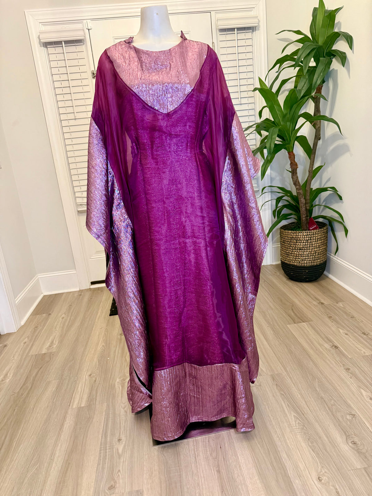 Elegant Rich Aunty Luxurious Damask Boubou
