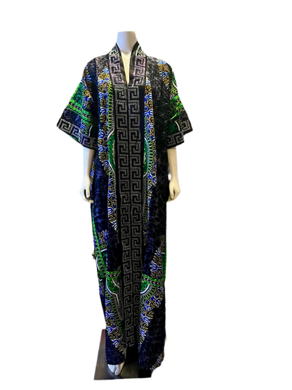 Afro Kimono Dress