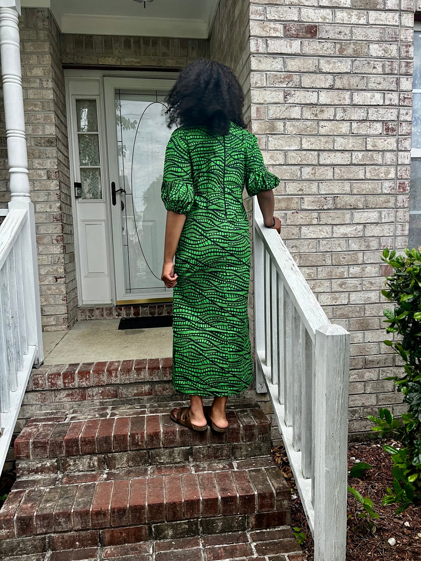 African Print Ankara Tie waist Sisi Eko Dress