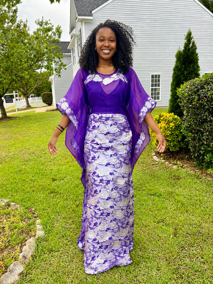 Modern Organza Damask Bubu