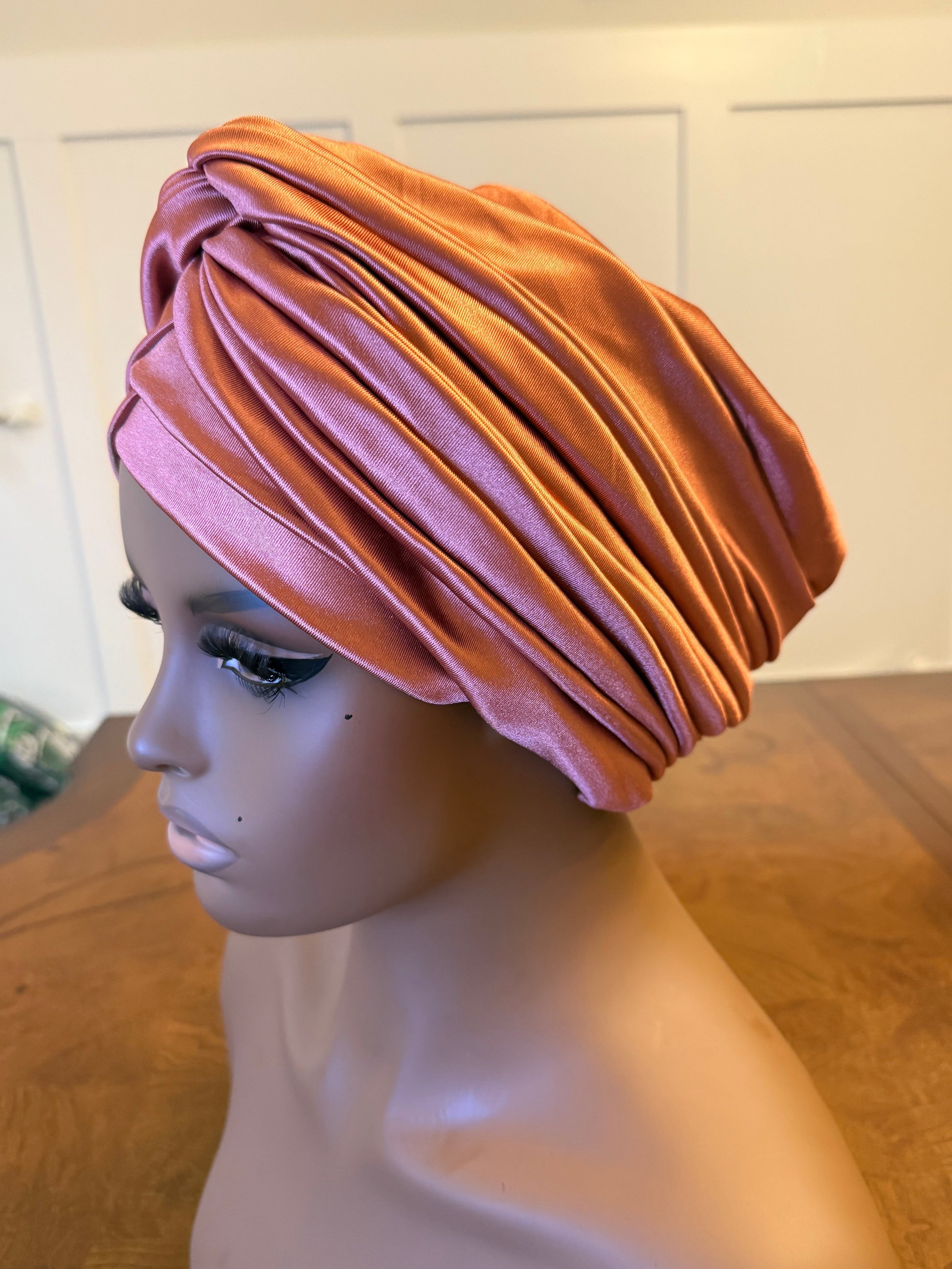 African Twisted Front Turban/Hat/Cap Afro American Outfits
