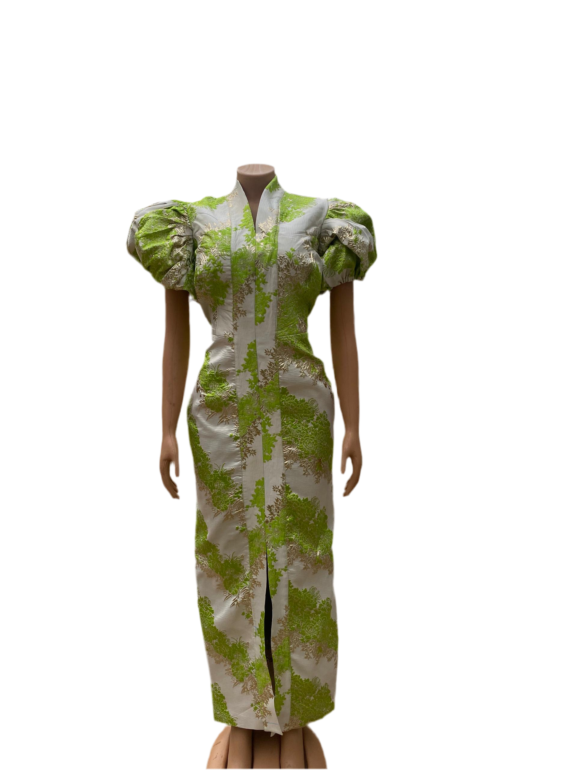 Afro Adinah Slim Fit Brocade Dress Afro American Outfits