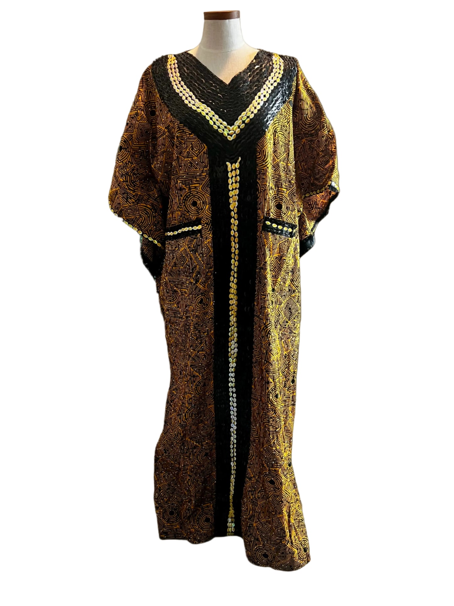 Beaded Ankara Boubou