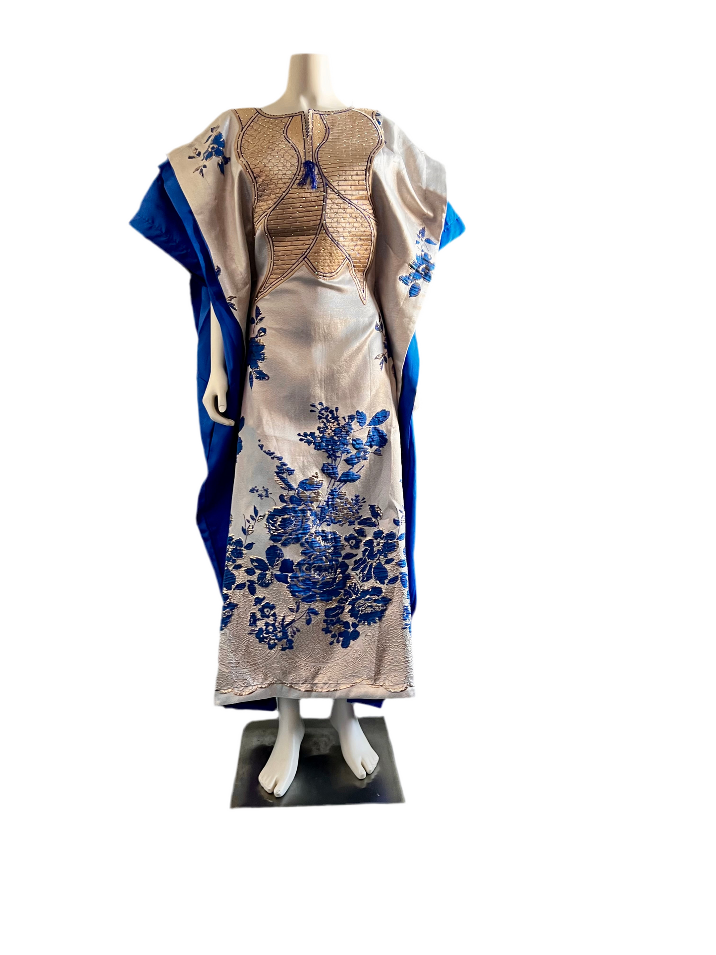 Afro  Lagos Damask Brocade Boubou