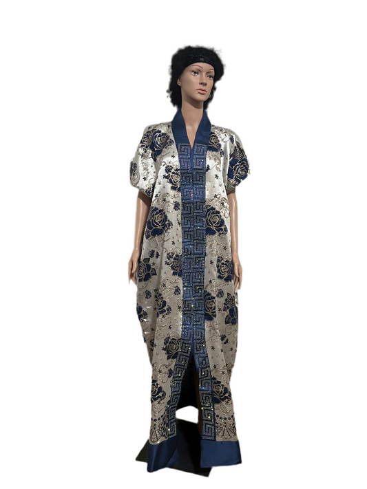 Afro Jasper Brocade Kaftan
