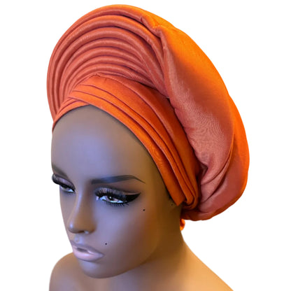 African Turban Auto Gele Afro American Outfits
