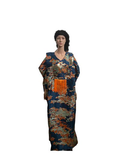 Afro Bernice Damask Brocade Boubou