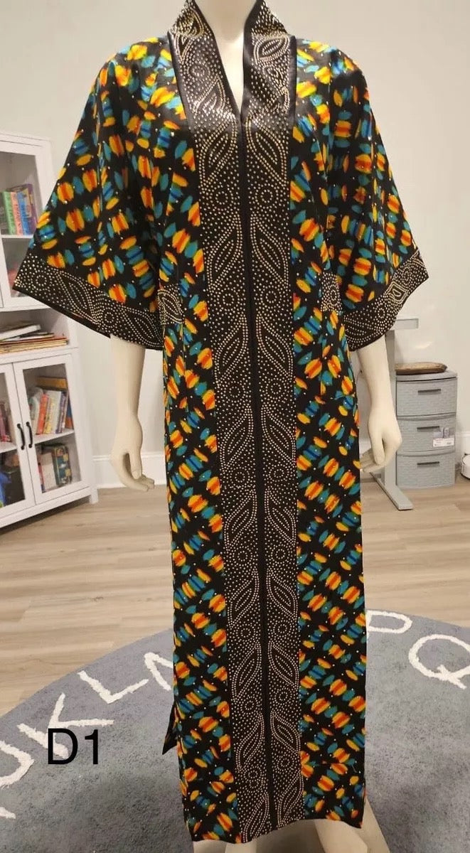 Afro Kimono Dress