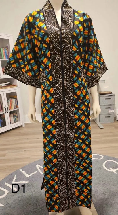 Afro Kimono Dress