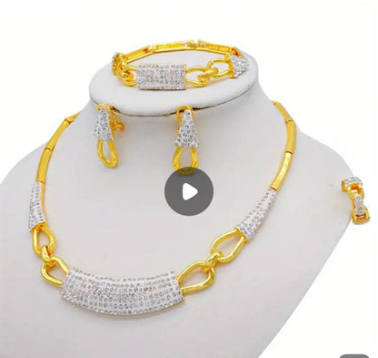 Luxury Style Jewelry Set Afro American Outfits