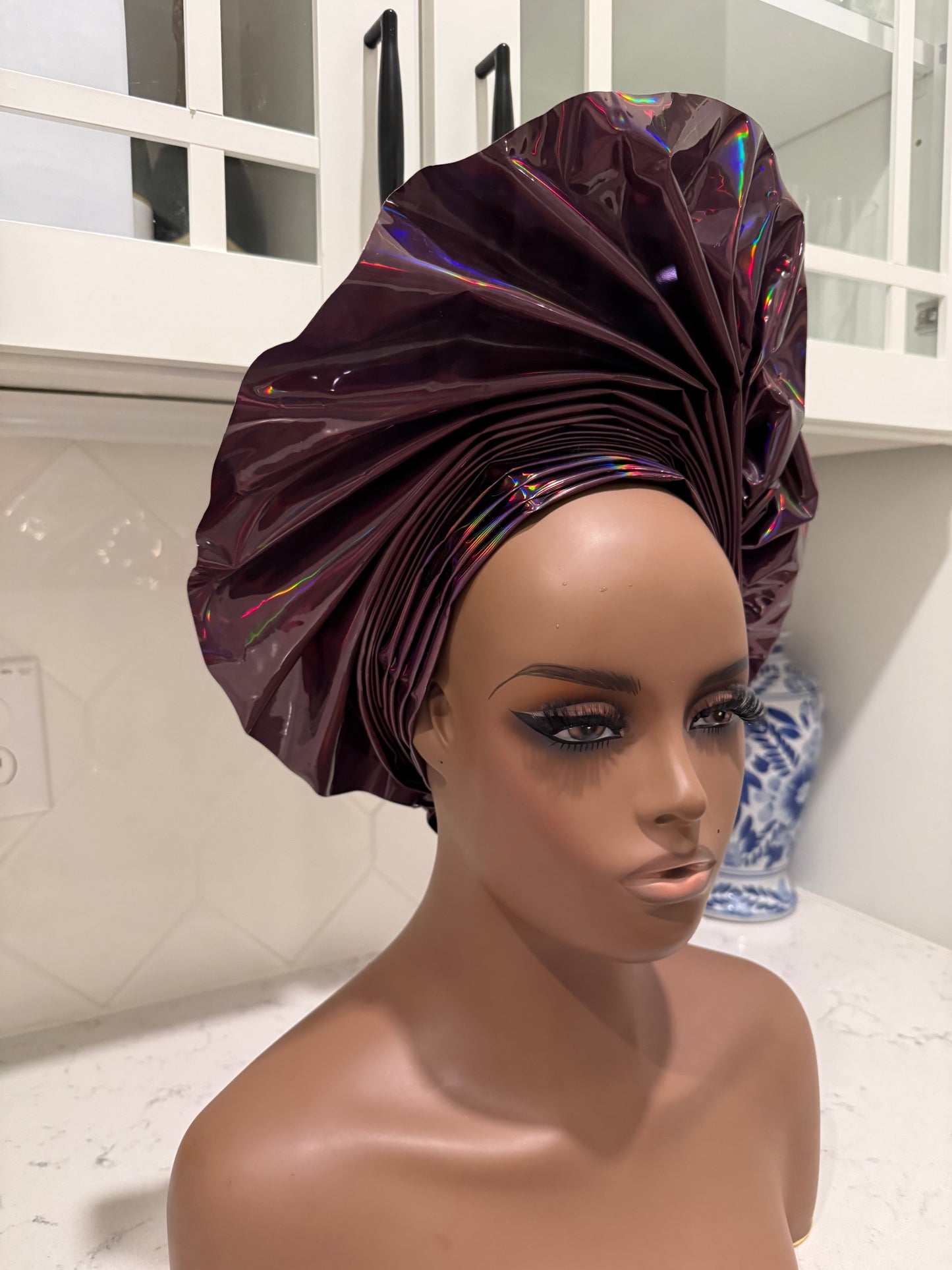 Metallic Leather Auto Gele 1p Afro American Outfits