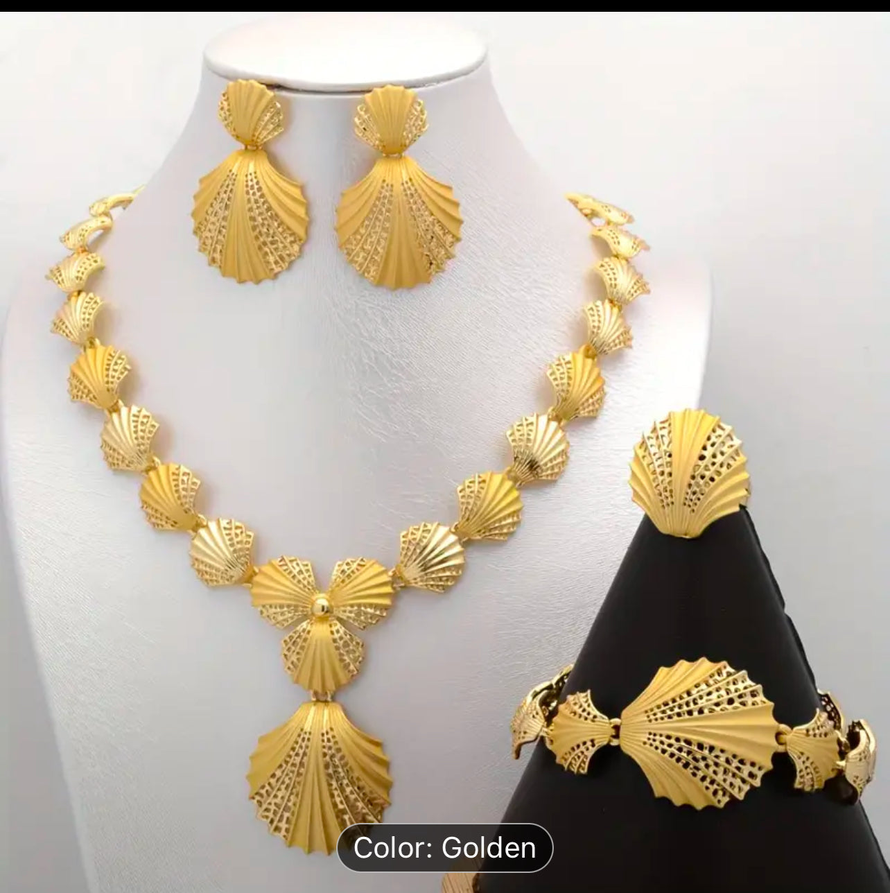 Shell Jewelry Set Afro American Outfits