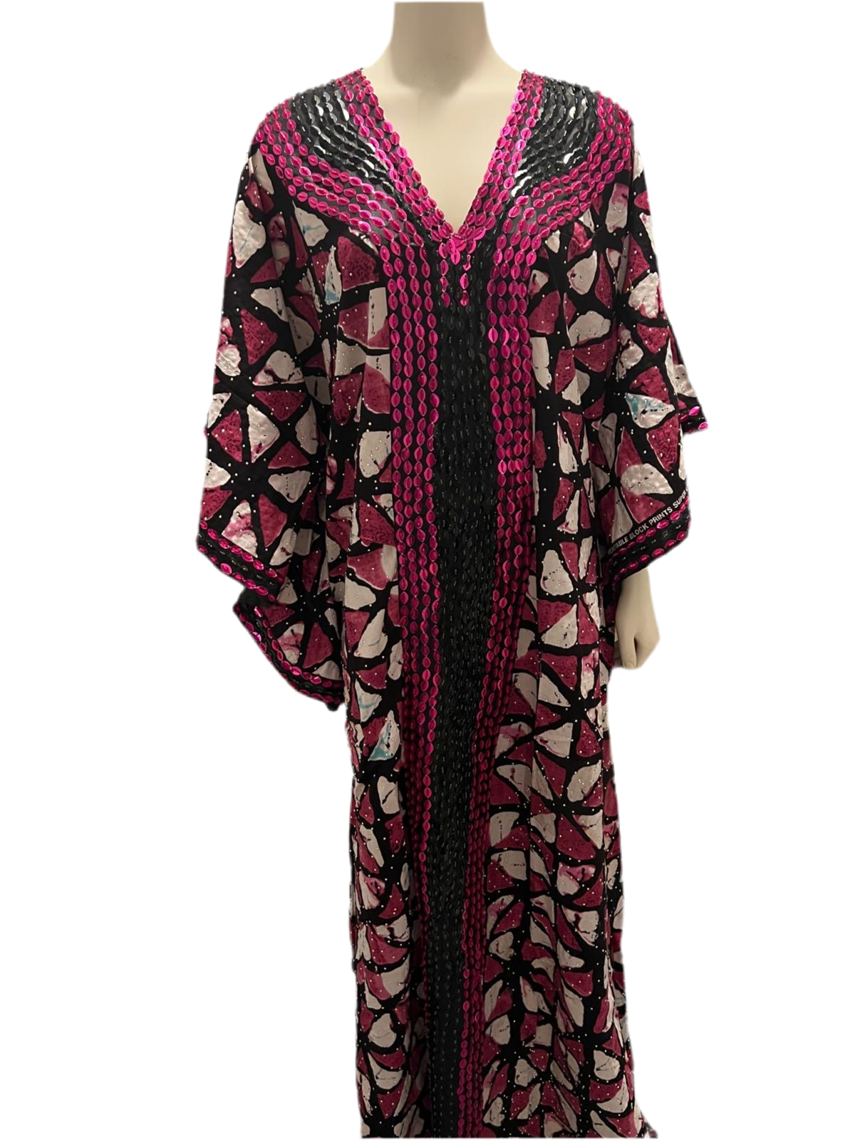 Beaded Ankara Boubou