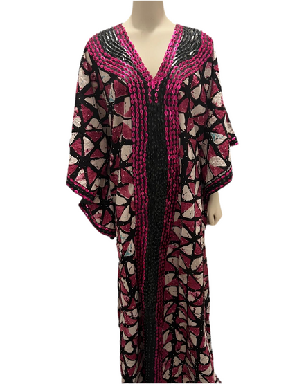 Beaded Ankara Boubou