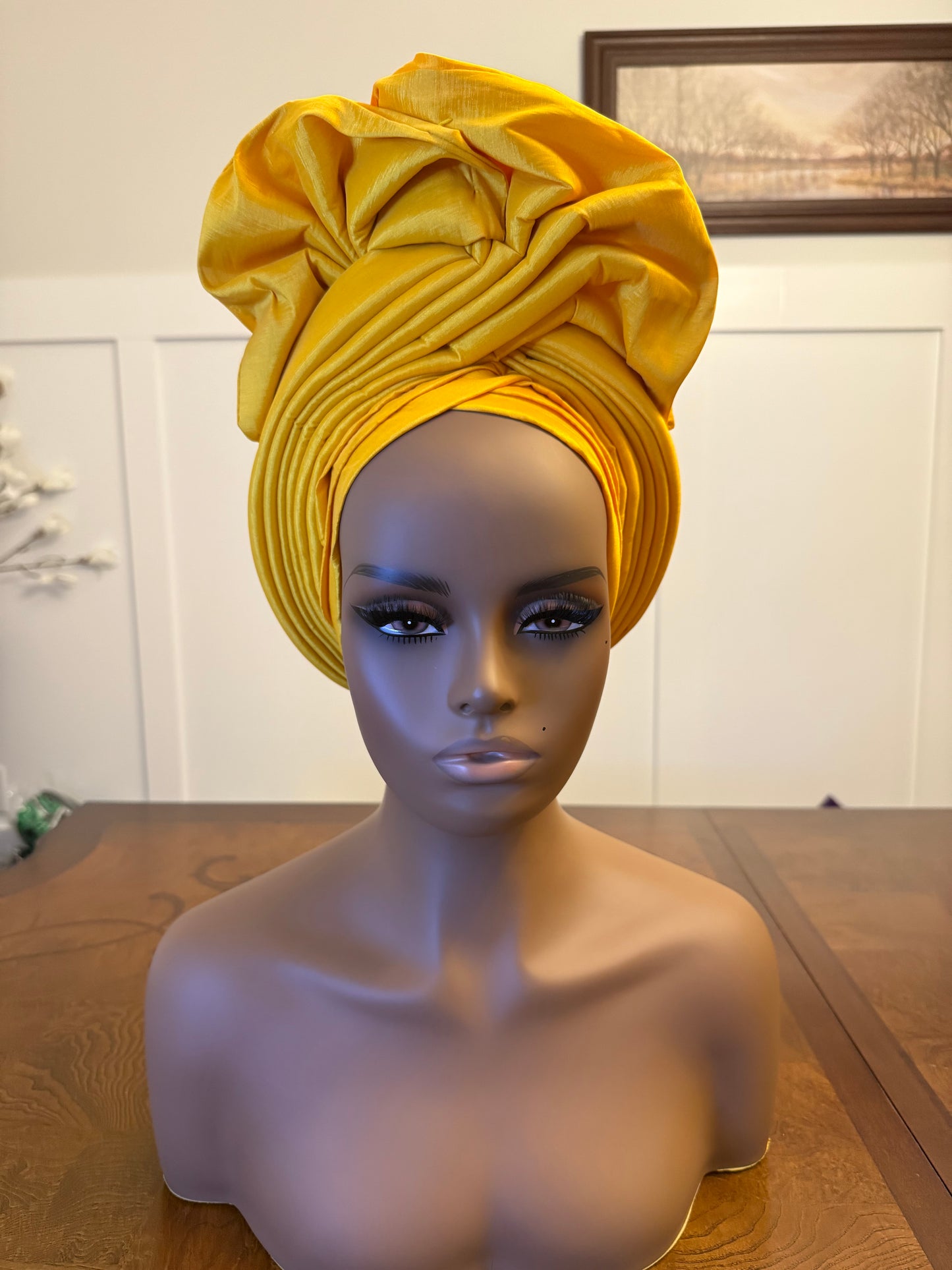 African Damask Autogele/Dastar/Hijab/Chador/Tigno/ headscarf/wrap/Hat