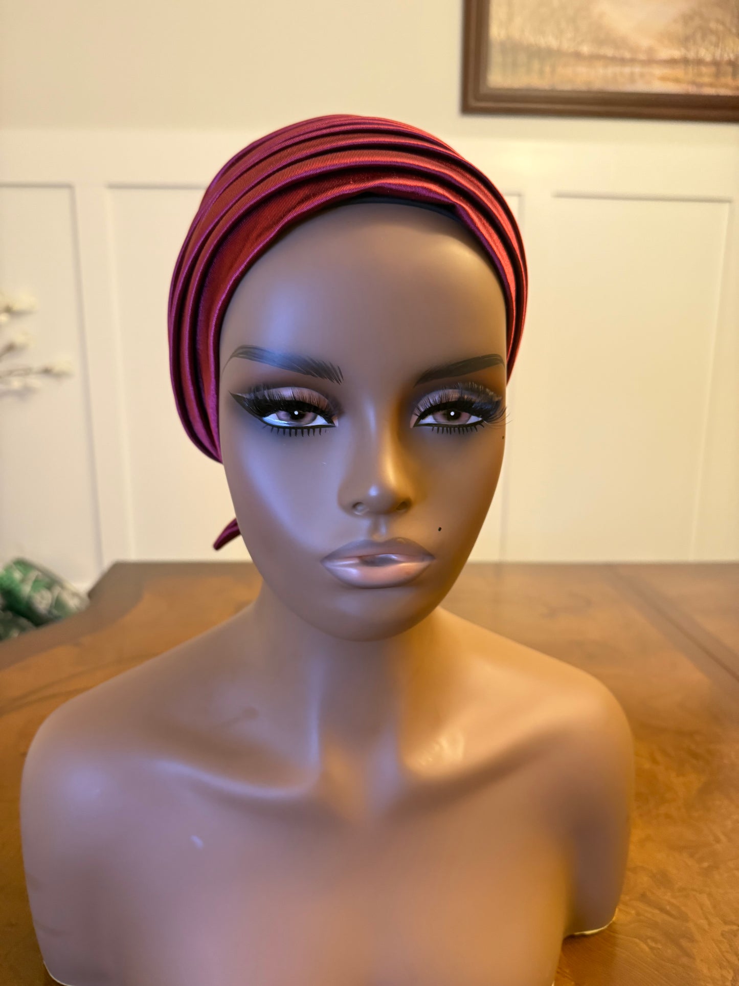 African Step Patterned Turban