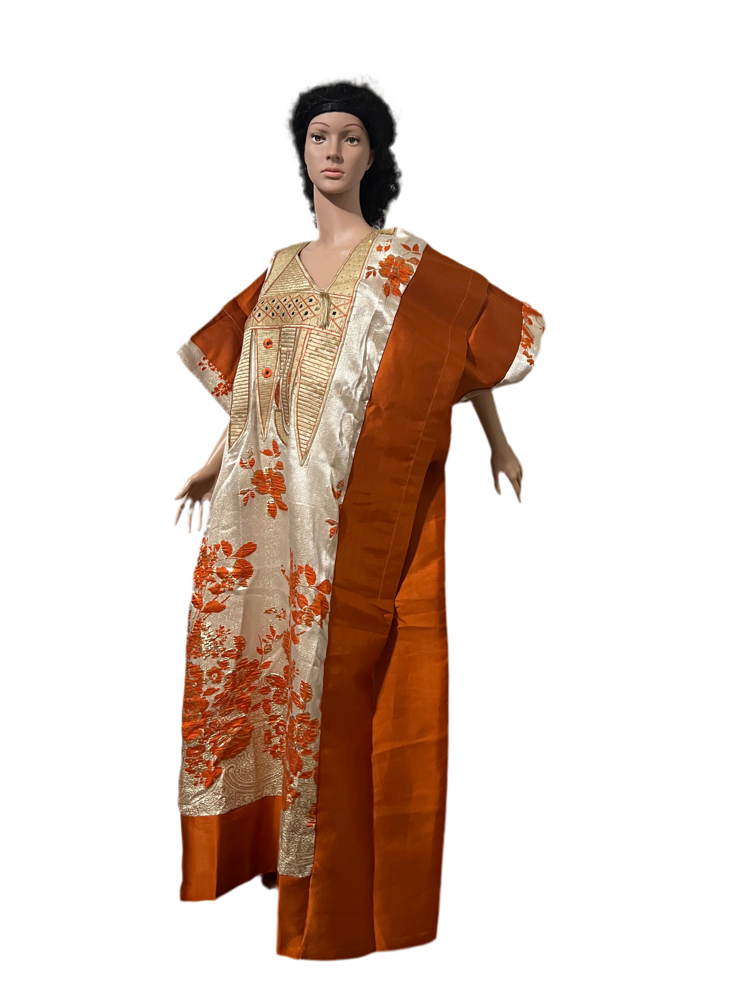 Afro  Lagos Damask Brocade Boubou