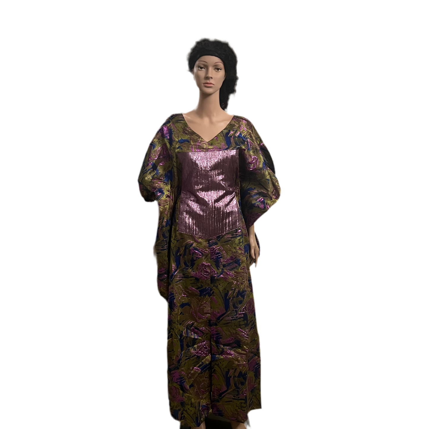 Afro Lois Brocade Bubu/Boubou Dress