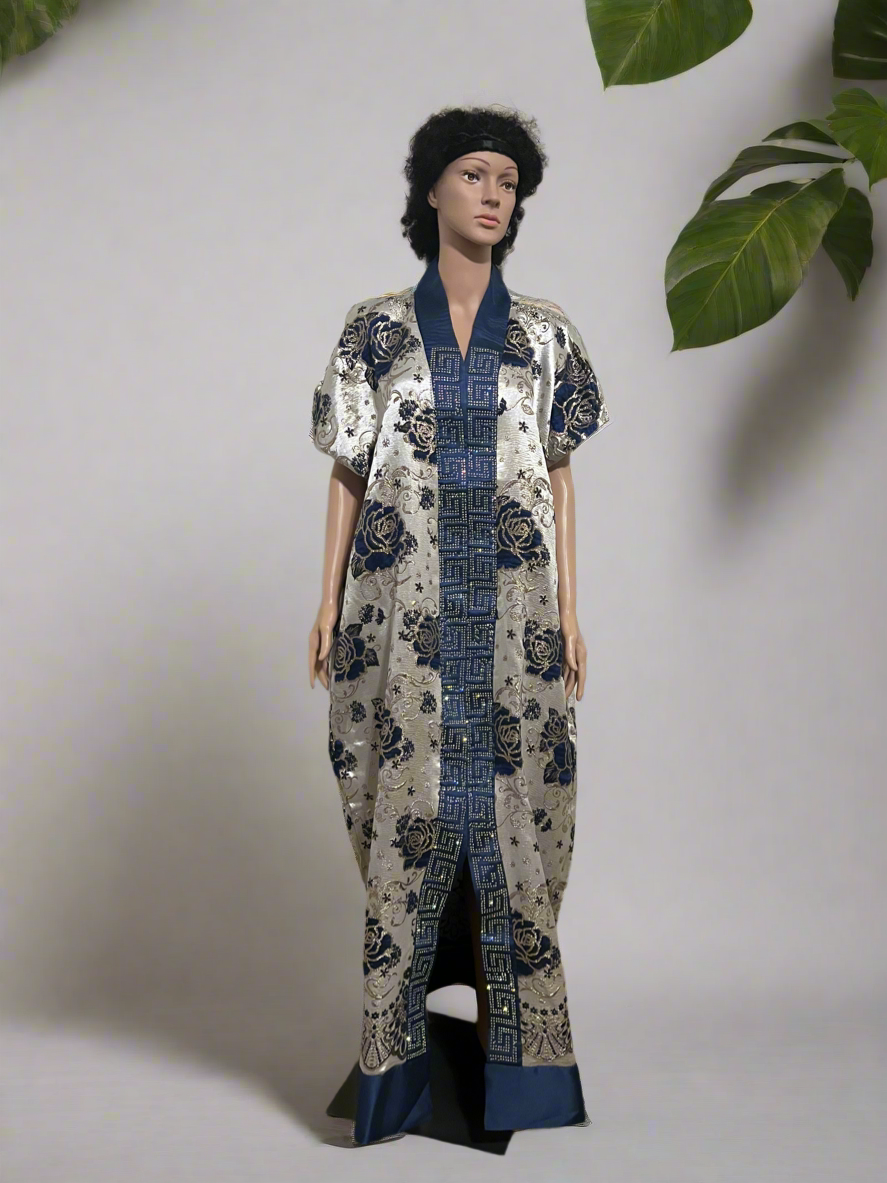 Afro Jasper Brocade Kaftan
